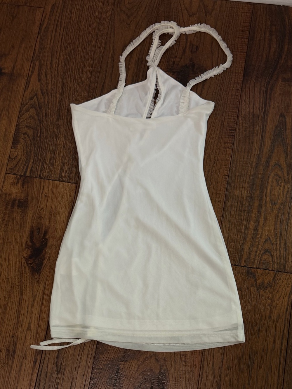 Midnight Rhapsody Ruffle Mini Dress-
Peppermayo - Picture 2 of 4
